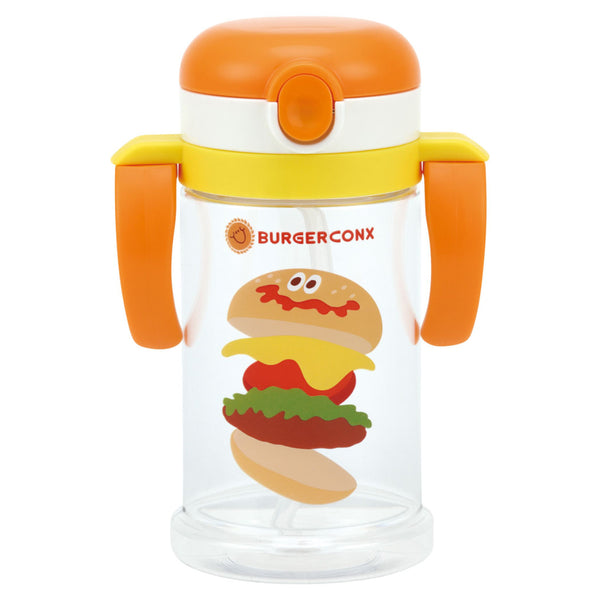 ストローマグ折りたたみ370mlバーガーコンクス1才目盛り付き