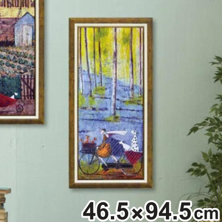 アートパネルサムトフト『スプリング』46.5×94.5cm