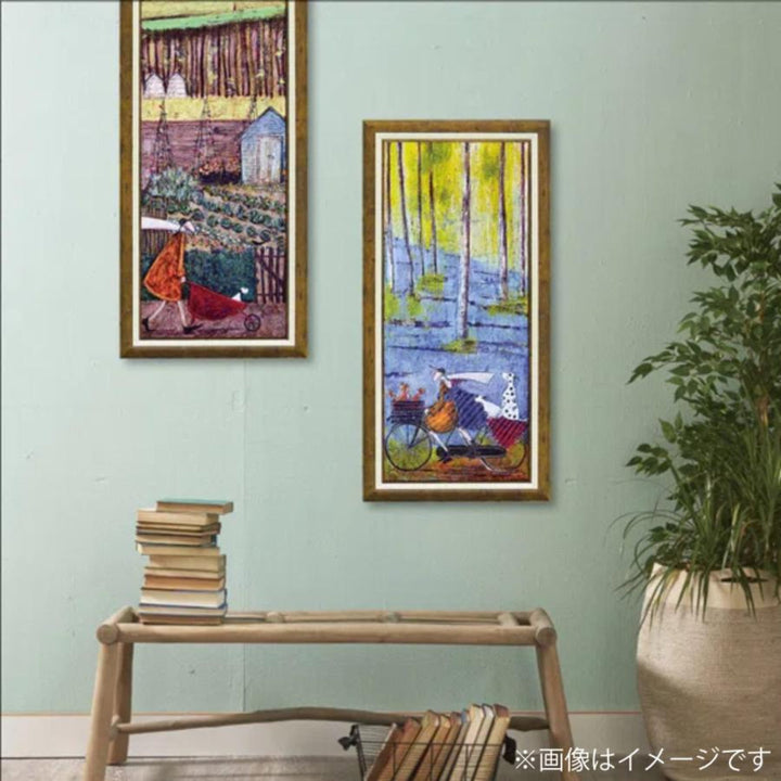 アートパネルサムトフト『スプリング』46.5×94.5cm