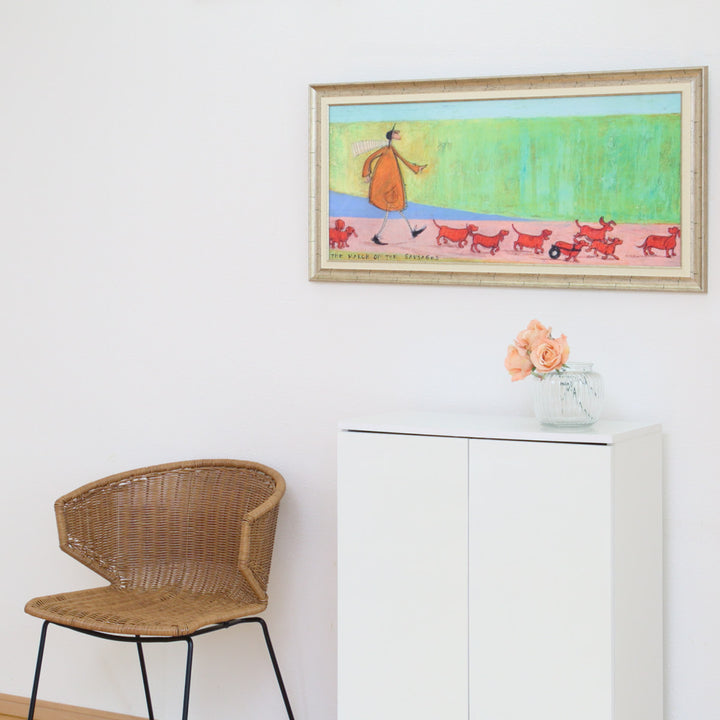 アートパネルサムトフト『ソーセージ大行進』94.5×46.5cm