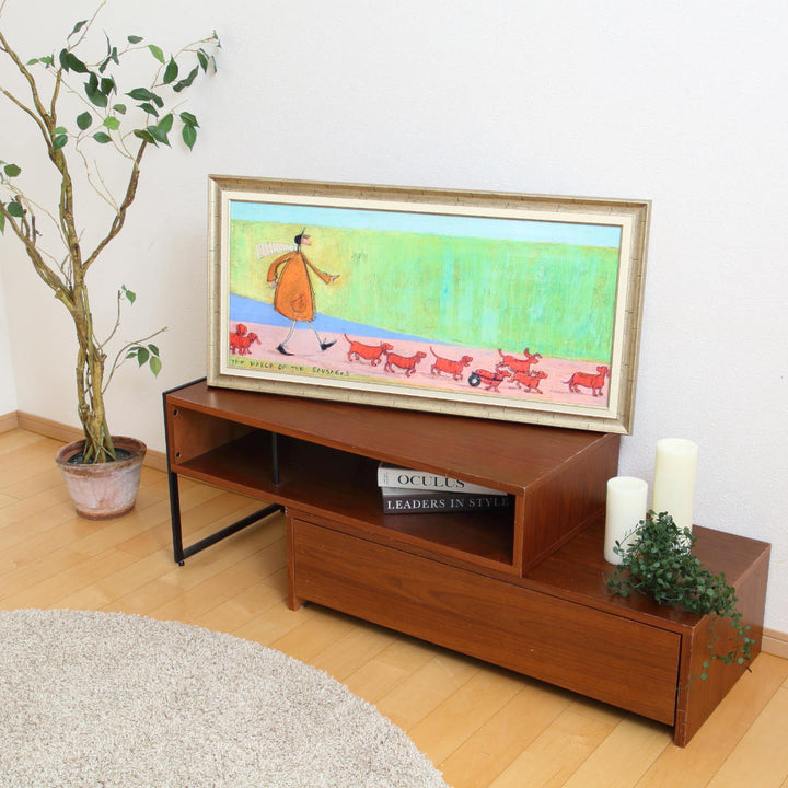 アートパネルサムトフト『ソーセージ大行進』94.5×46.5cm