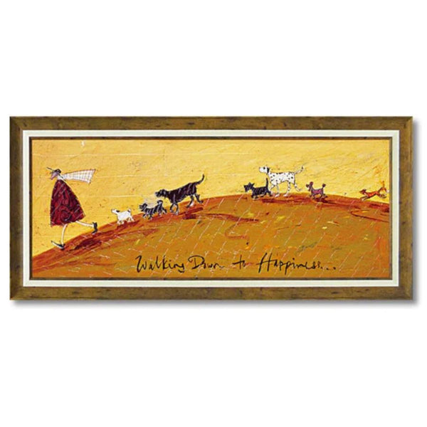 アートパネルサムトフト『幸せへ向かって』94.5×43cm