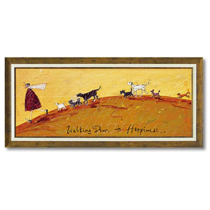 アートパネルサムトフト『幸せへ向かって』94.5×43cm