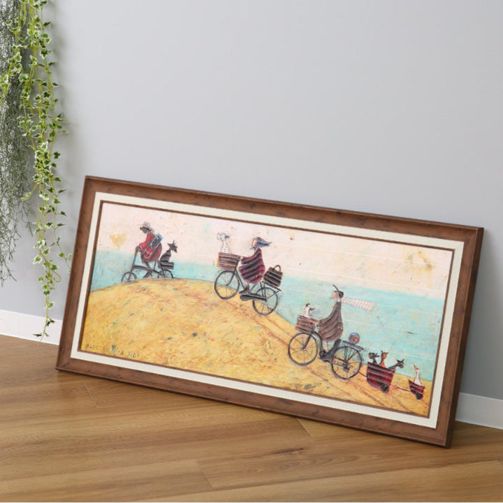 アートパネルサムトフト『エレクトリックバイクライド』94.5×43cm