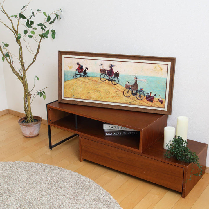 アートパネルサムトフト『エレクトリックバイクライド』94.5×43cm