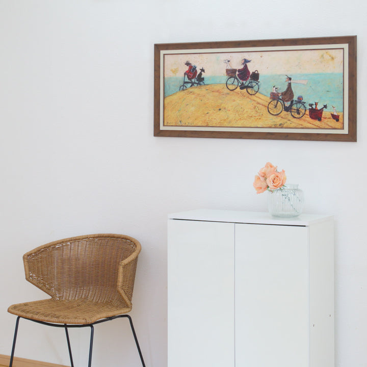 アートパネルサムトフト『エレクトリックバイクライド』94.5×43cm