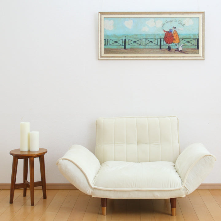 アートパネルサムトフト『彼女の好きなハート雲』94.5×43cm