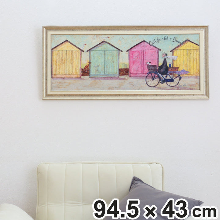 アートパネルサムトフト『ちょいとブランチに』94.5×43cm