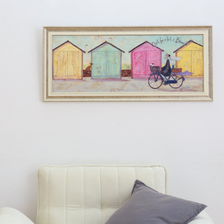 アートパネルサムトフト『ちょいとブランチに』94.5×43cm