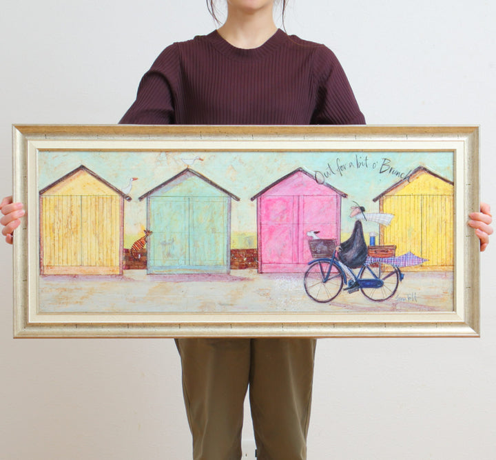 アートパネルサムトフト『ちょいとブランチに』94.5×43cm