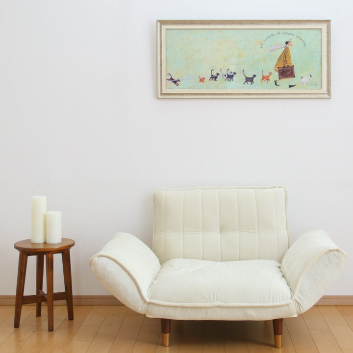 アートパネルサムトフト『いわしサンドスーツケース』94.5×43cm