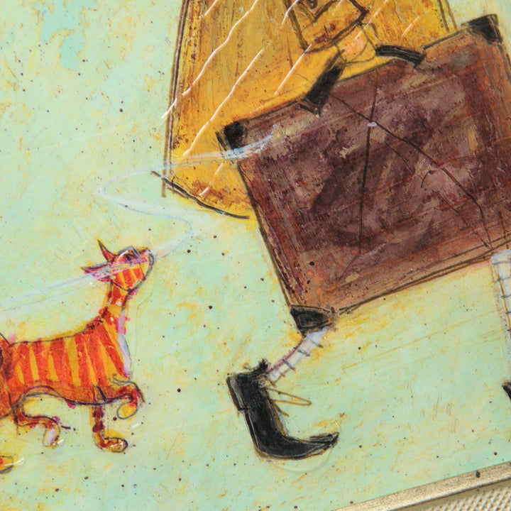 アートパネルサムトフト『いわしサンドスーツケース』94.5×43cm