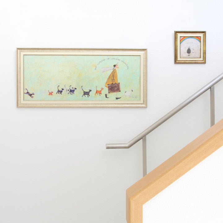 アートパネルサムトフト『いわしサンドスーツケース』94.5×43cm