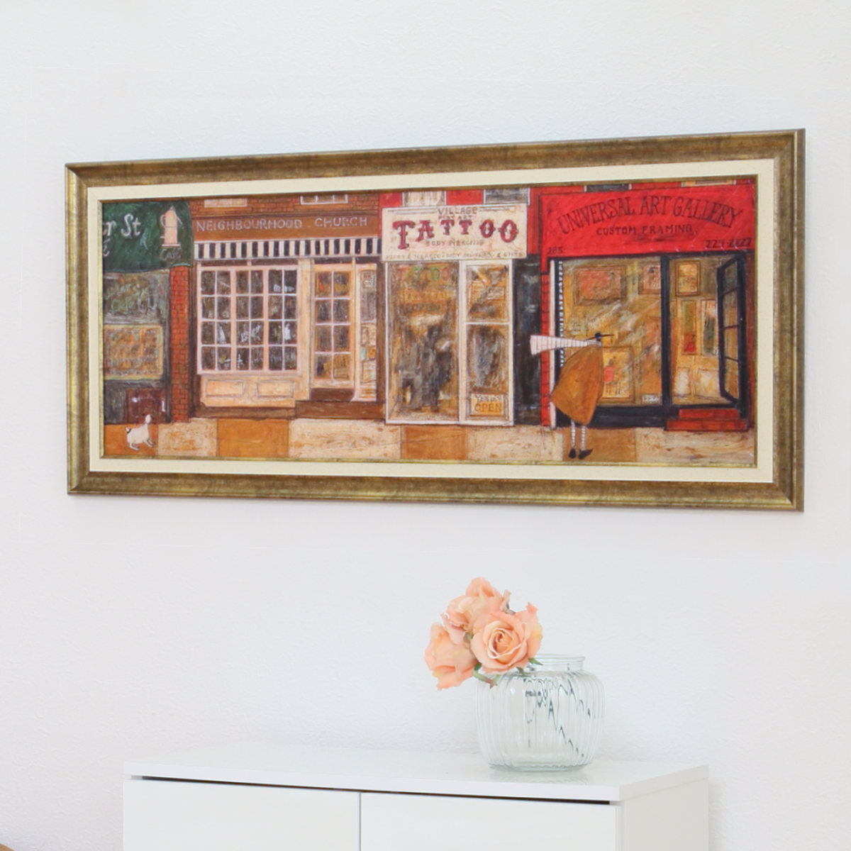 アートパネル サムトフト 『あなたの住む街角で』 94.5×43cm – ハウジー