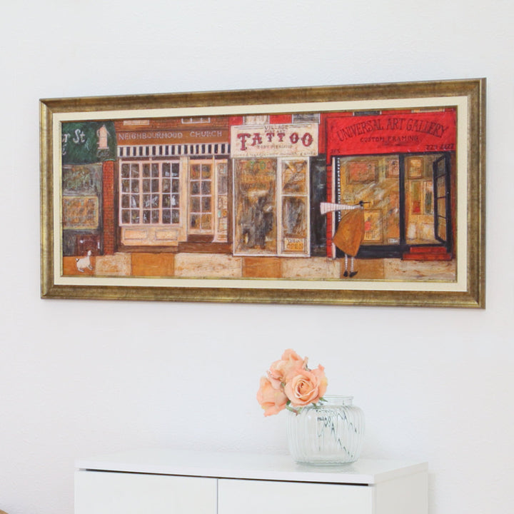 アートパネルサムトフト『あなたの住む街角で』94.5×43cm