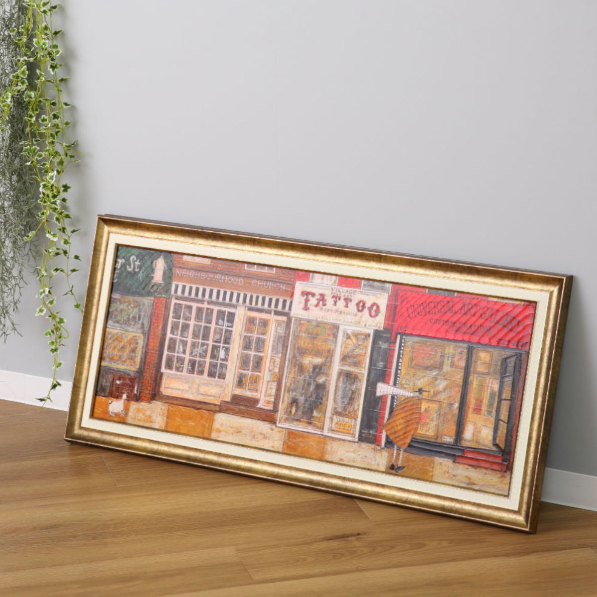 アートパネル サムトフト 『あなたの住む街角で』 94.5×43cm – ハウジー