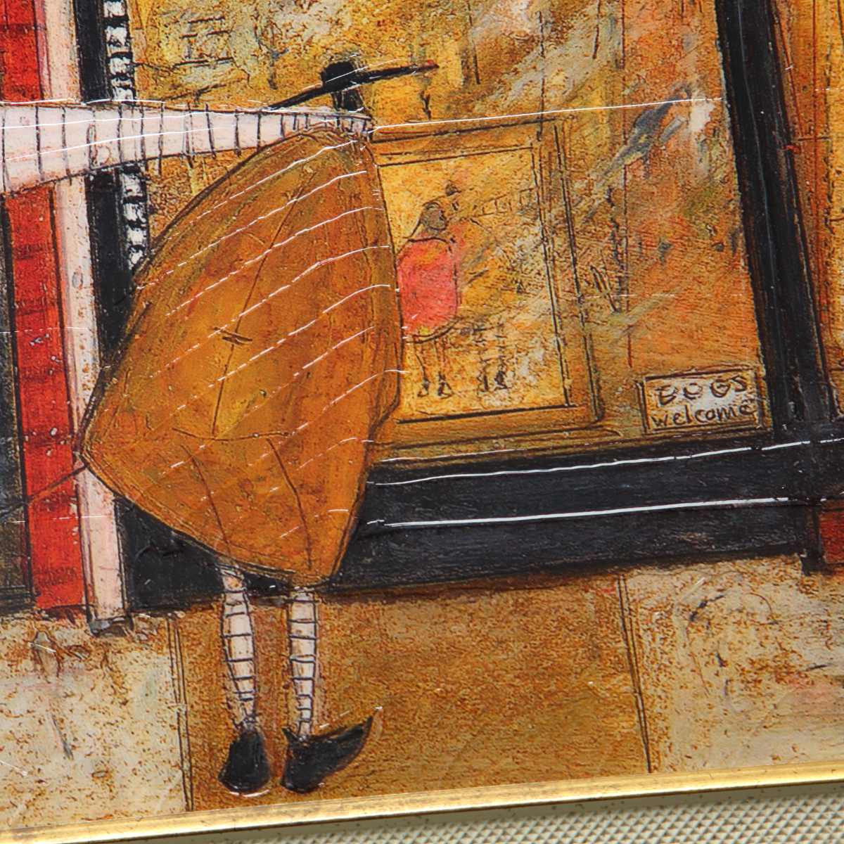「あなたの住む街角で」 サムトフト アートパネル sam toft 絵画 アートパネル サムトフト 『あなたの住む街角で』 94.5×43cm – ハウジー