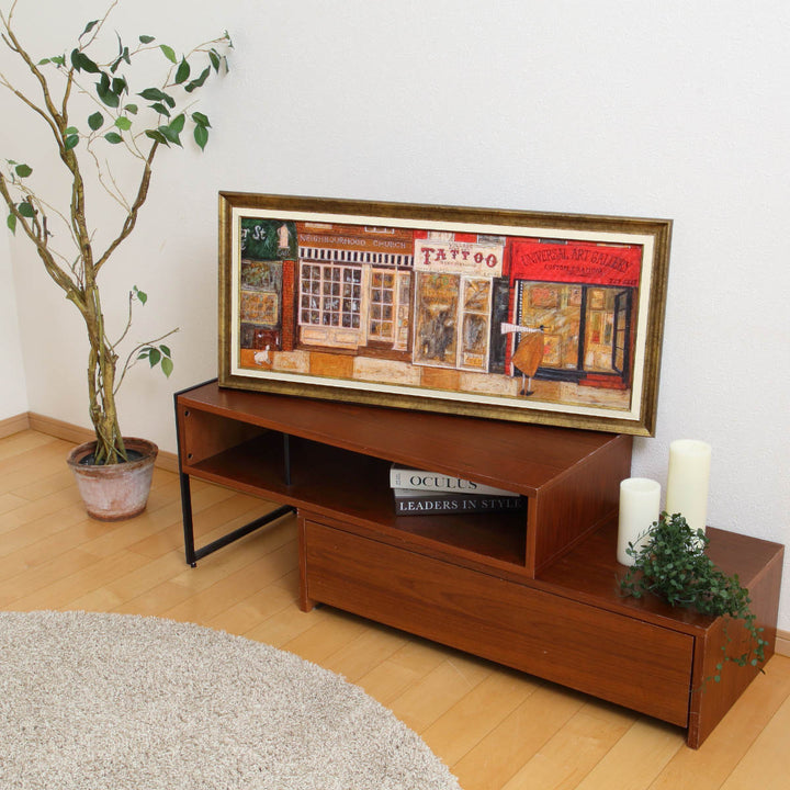 アートパネルサムトフト『あなたの住む街角で』94.5×43cm