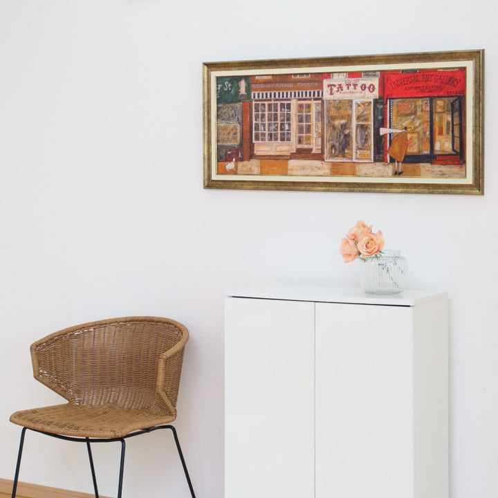 アートパネルサムトフト『あなたの住む街角で』94.5×43cm