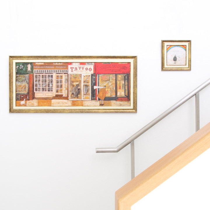 アートパネルサムトフト『あなたの住む街角で』94.5×43cm