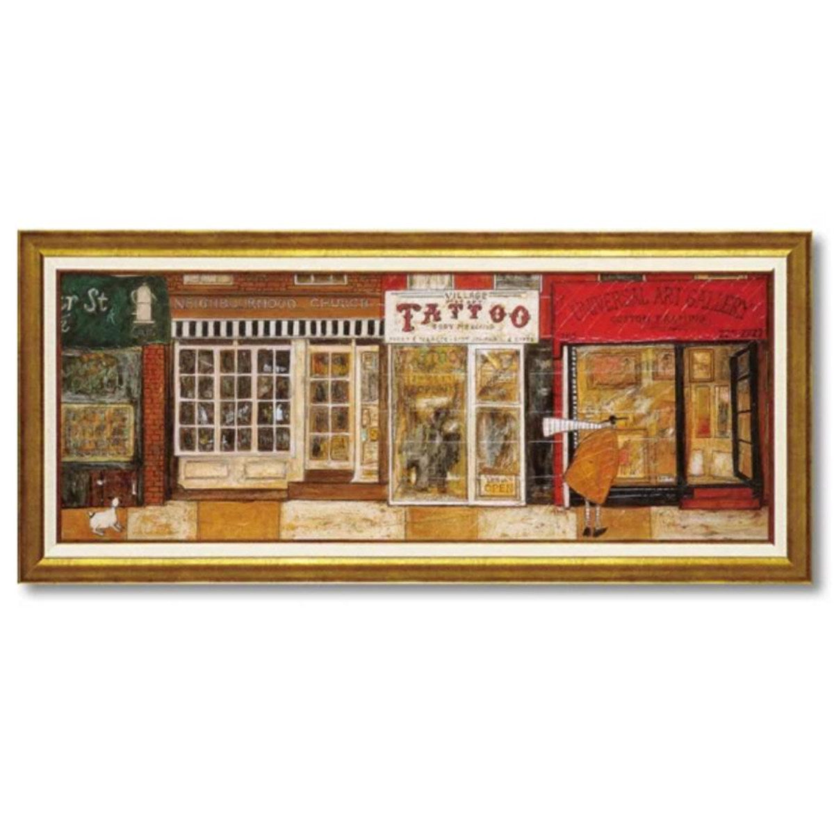 アートパネル サムトフト 『あなたの住む街角で』 94.5×43cm – ハウジー