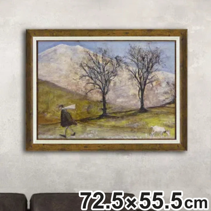 アートパネルサムトフト『マンスフィールドを行く』72.5×55.5cm