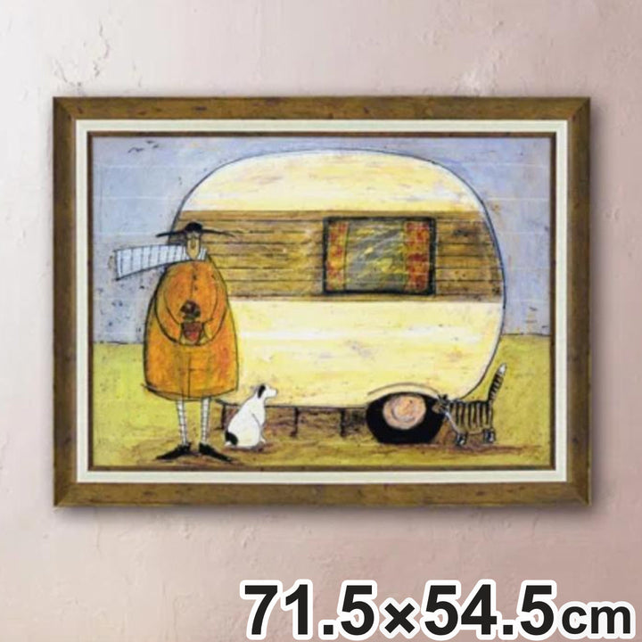 アートパネルサムトフト『ホームフロムホーム』71.5×54.5cm