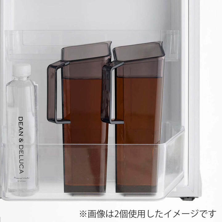 山崎実業towerハンドル付き冷水筒タワー1.2L