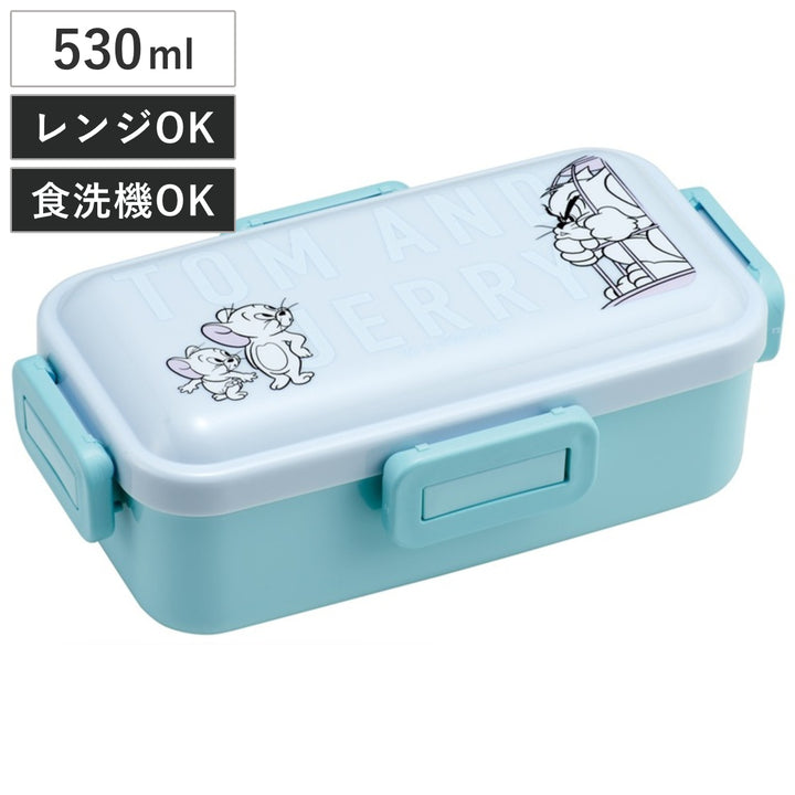 弁当箱1段530ml抗菌ふわっと弁当箱トムジェリフレンズ