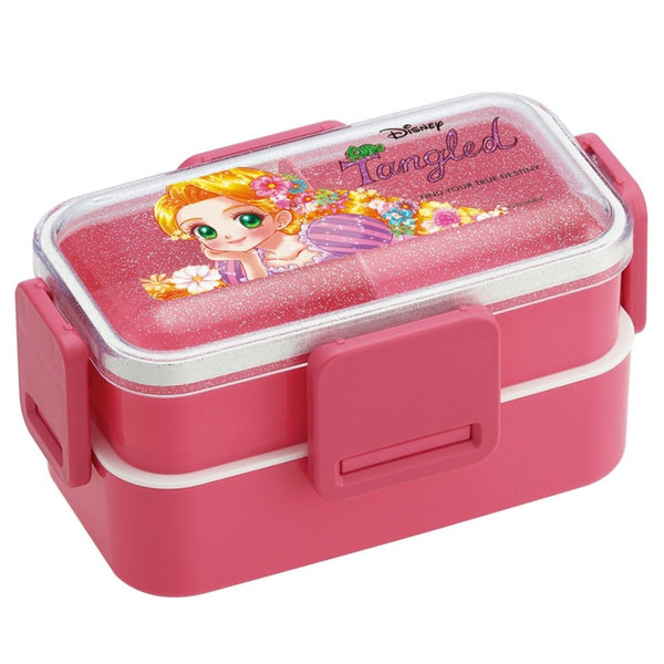 弁当箱2段600ml抗菌2段ふわっと弁当箱ラプンツェル中川翔子