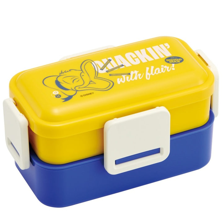 弁当箱2段600ml抗菌2段ふわっと弁当箱ドナルドダック