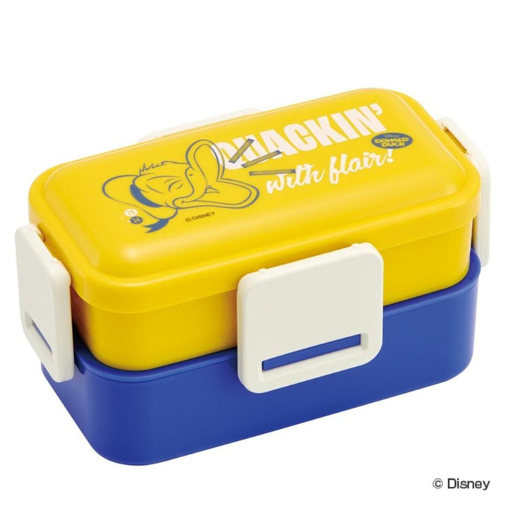 弁当箱2段600ml抗菌2段ふわっと弁当箱ドナルドダック