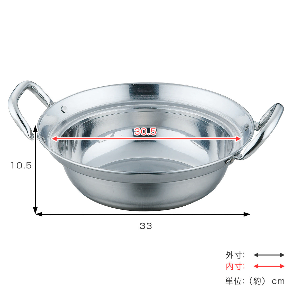 【未使用品】高級　鍋付 セイロ 30cm セット　和せいろ　鍋は33cm せいろ用鍋 30cm用 IH対応 ステンレス製 日本製 卓上鍋 – ハウジー