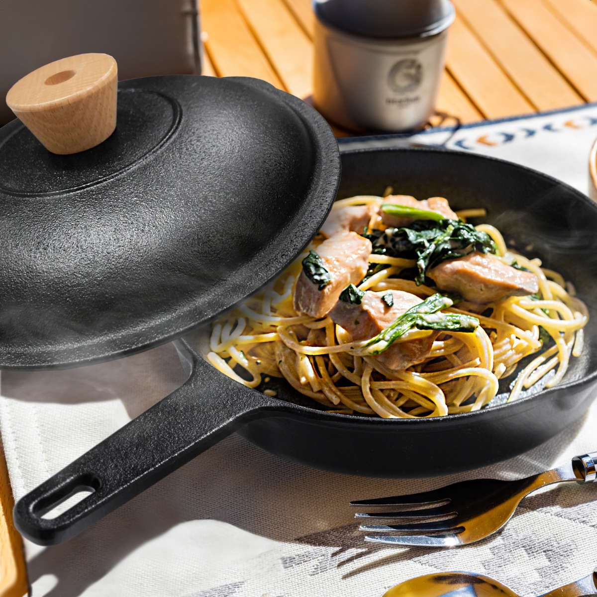 スキレット専用蓋 18cm 鉄鋳物 スキレットカバー – ハウジー