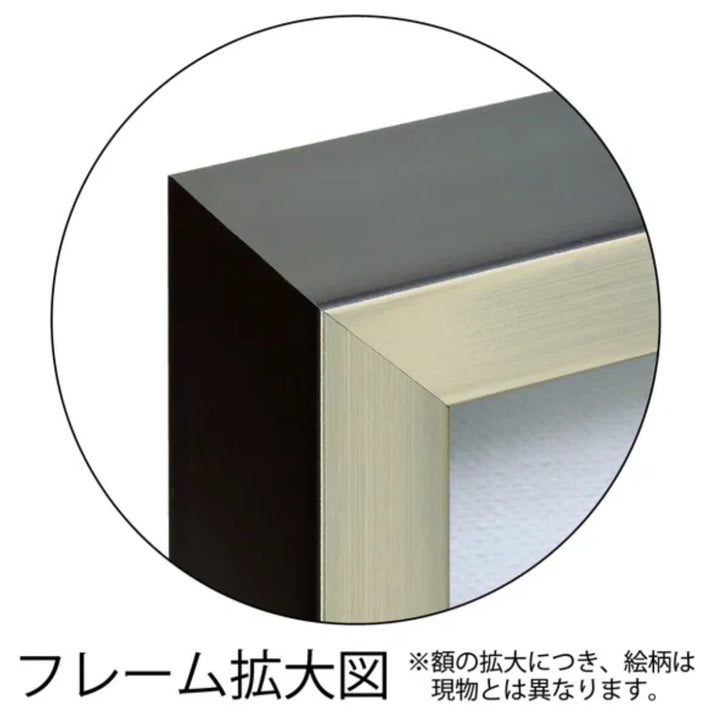 アートパネルオイルペイントアート『タンデム』83×83cm