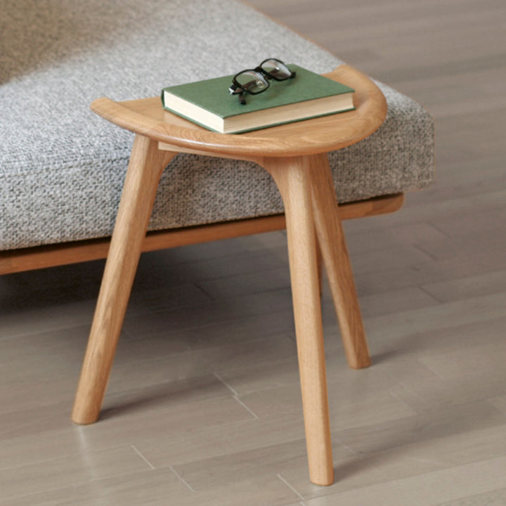 サイドテーブル高さ44cmオーク2台使用可能HALVE