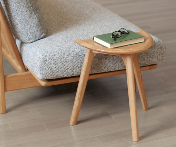 サイドテーブル高さ44cmオーク2台使用可能HALVE