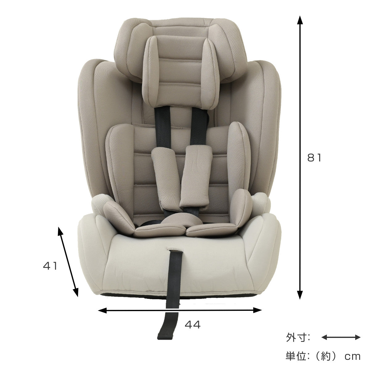 チャイルドシート ジュニアシート ISOFIX 身長 76cm～150cm