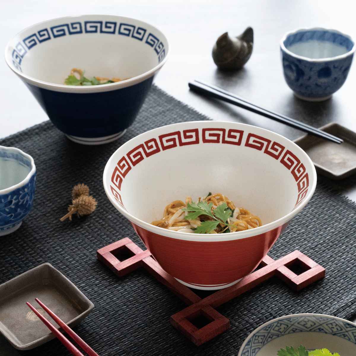 麺鉢 900ml ラーメン鉢 レトロ中華 ナルト 磁器 – ハウジー