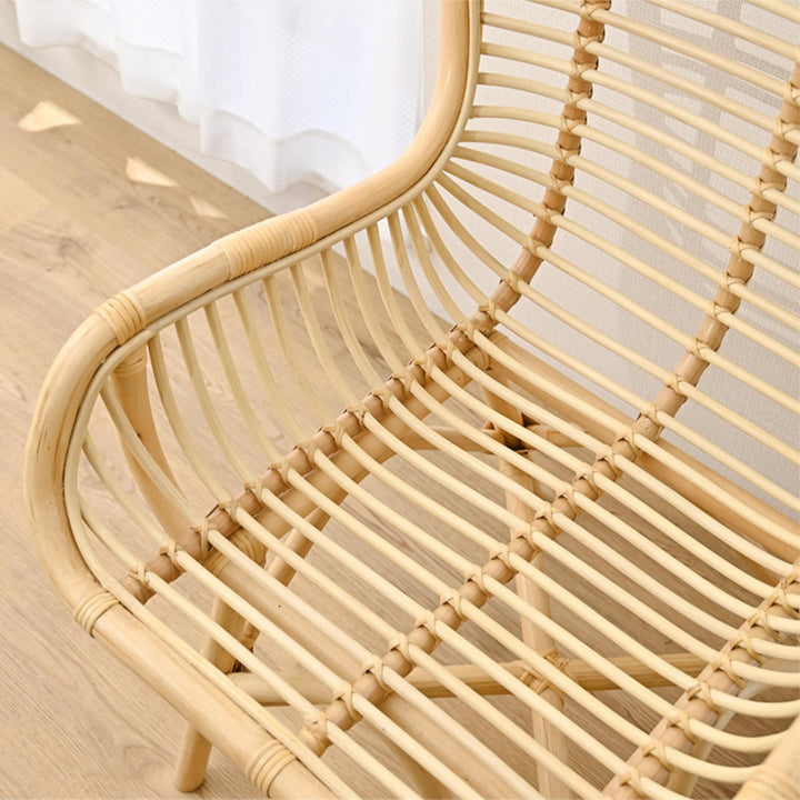 ダイニングチェアラタン座面高45cmクッション付Breeze