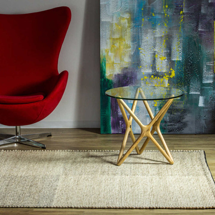 ラグキリムラグ手織りアールノALENO160×230cmホットカーペット対応