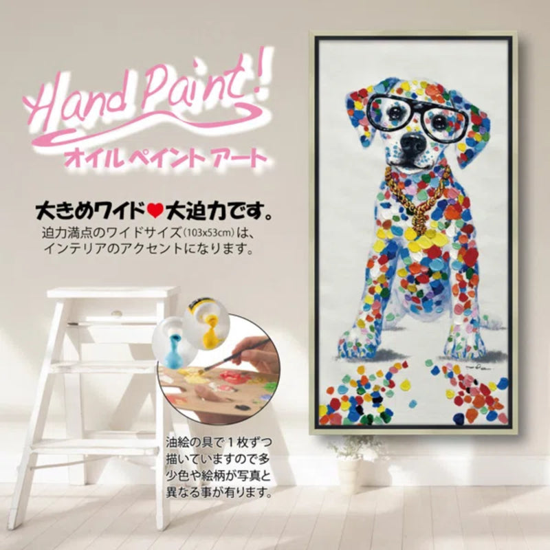 オイルペイントアート「ドローイング」