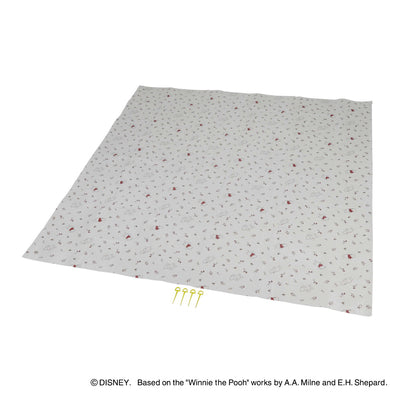 レジャーシート 180×180cm ディズニー クッションレジャーシート くまのプーさん こんにちは