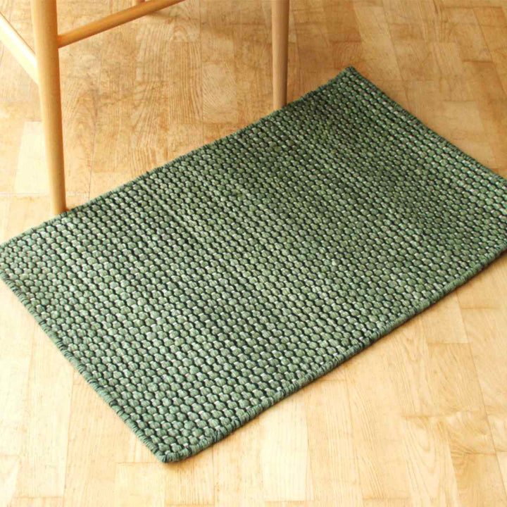 インテリアマットラグマット手織りヴェリーノVELINO50×80cmホットカーペット対応