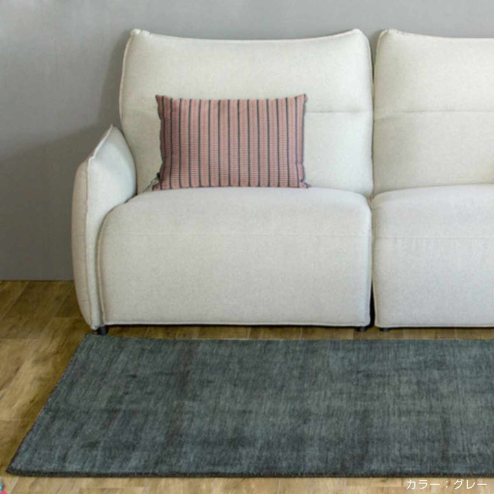 ラグ手織りギャッベルリプレーンLORIPLAIN160×230cmホットカーペット対応