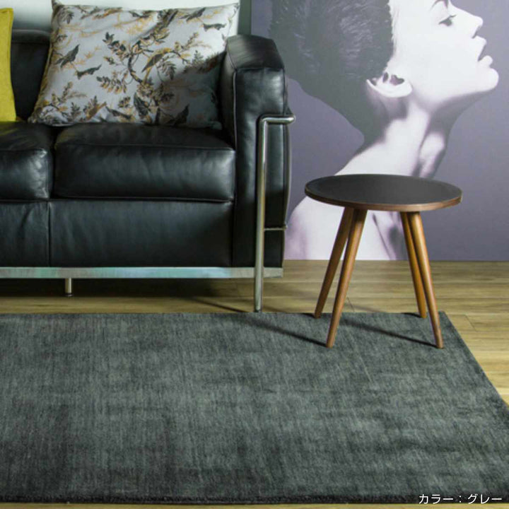 ラグ手織りギャッベルリプレーンLORIPLAIN160×230cmホットカーペット対応