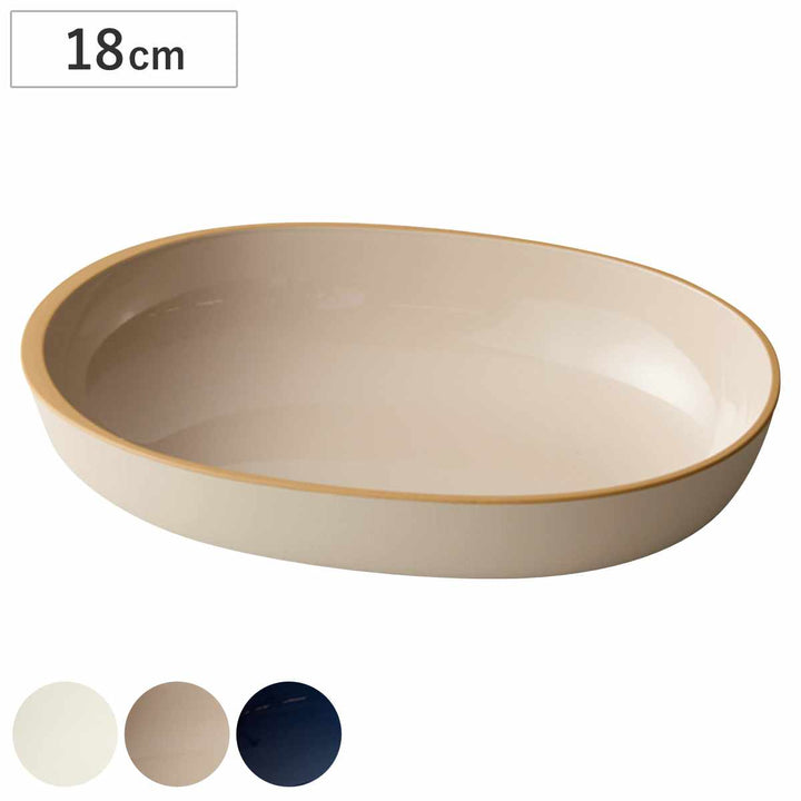 プレート18cmMオーバルscoosy