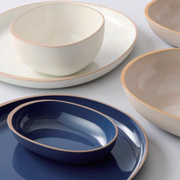 プレート18cmMオーバルscoosy