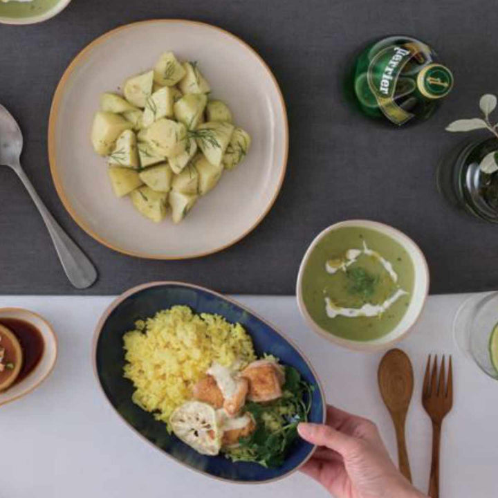 プレート18cmMオーバルscoosy