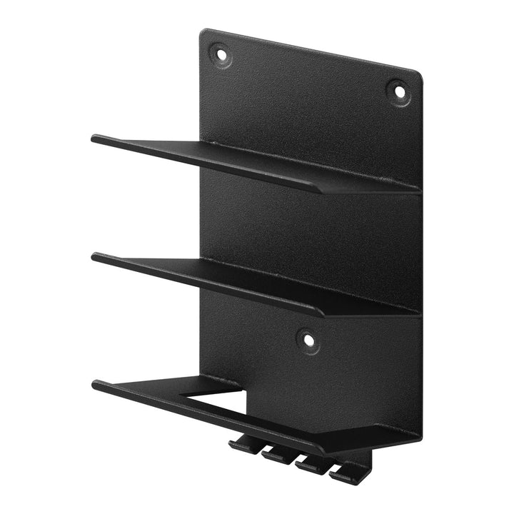 山崎実業towerウォールモバイル充電＆収納ラックタワー3段石こうボード壁対応